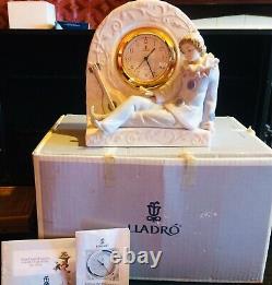 Vincente Martinez For Lladro Pierrot Mantle Clock 5778(retired 2001)boxed/papers