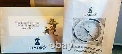 Vincente Martinez For Lladro Pierrot Mantle Clock 5778(retired 2001)boxed/papers