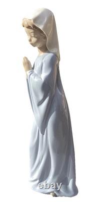 Vintage 1980 Lladro Spain Porcelain Praying Girl Figure Reduced $175 down to $99