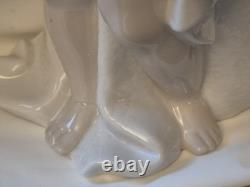 Vintage 2001 Retired NAO By Lladro Whispering Waves #1412 Figurine Girl Seashell