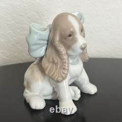 Vintage Cocker Spaniel NAO by LLADRO Puppy Figure #1349
