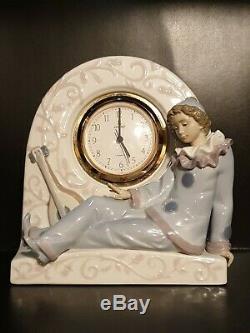 Vintage LLADRO Figurine Pierrot Clock 5778 Clown BOXED