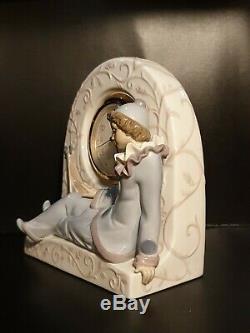 Vintage LLADRO Figurine Pierrot Clock 5778 Clown BOXED