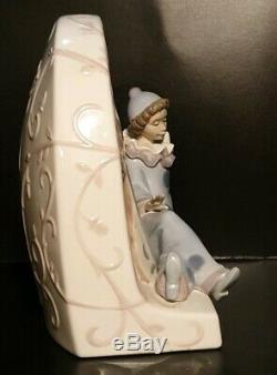 Vintage LLADRO Figurine Pierrot Clock 5778 Clown BOXED