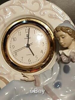 Vintage LLADRO Figurine Pierrot Clock 5778 Clown BOXED