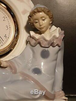 Vintage LLADRO Figurine Pierrot Clock 5778 Clown BOXED