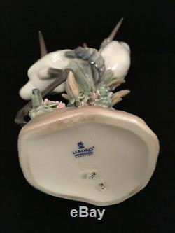 Vintage LLADRO Porcelain COURTING CRANES