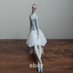 Vintage LLadro Nao Ballerina Seated Resting Figurine Figure Mint 14