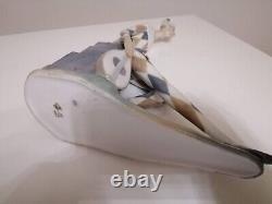 Vintage Large Figure LLADRO NAO Sculpture Harlequin Mandolin Salvador Furió