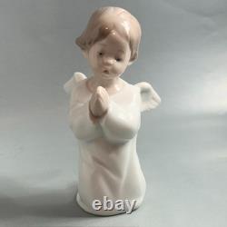 Vintage Lladro Angel Praying Nao Daisa Spain Porcelain Figurine Sculpture #35
