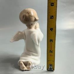Vintage Lladro Angel Praying Nao Daisa Spain Porcelain Figurine Sculpture #35