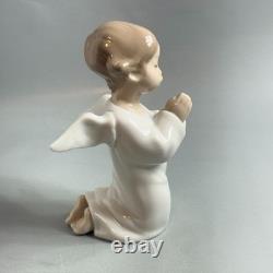 Vintage Lladro Angel Praying Nao Daisa Spain Porcelain Figurine Sculpture #35