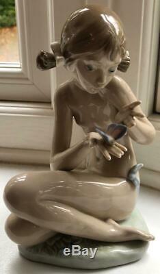 Vintage Lladro Figure Nude Girl Free as a Butterfly 1985-87 01001483