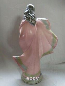 Vintage Lladro NAO 16 Woman with Wheat Statue Figurine