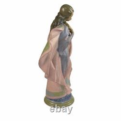 Vintage Lladro NAO 16 Woman with Wheat Statue Figurine EXTRA LARGE