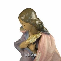 Vintage Lladro NAO 16 Woman with Wheat Statue Figurine EXTRA LARGE
