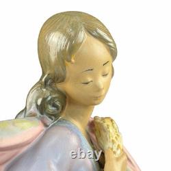 Vintage Lladro NAO 16 Woman with Wheat Statue Figurine EXTRA LARGE