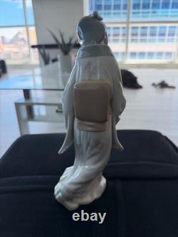 Vintage Lladro NAO Porcelain Geisha Girl With Fan