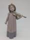 Vintage Lladro Nao Girl with Violin #1034 Porcelain Figurine 1987