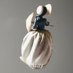 Vintage NAO By Lladró Coquette #471 Girl With Parasol Porcelain Figurine
