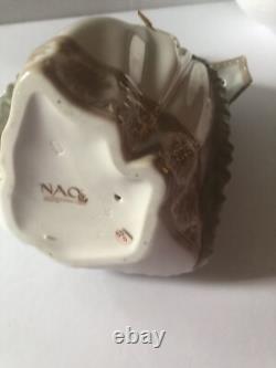 Vintage NAO By Lladró Coquette #471 Girl With Parasol Porcelain Figurine