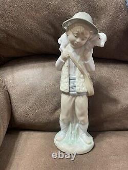 Vintage NAO By Lladro Daisa Shepard Boy with Lamb Porcelain Figurine Statue