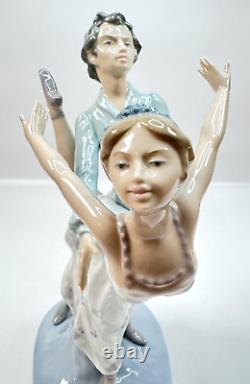 Vintage NAO LLADRO Dancing on a Cloud Ballet Couple Figurine Spain Mint! RARE