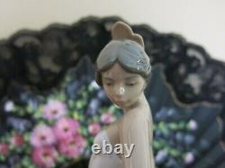 Vintage NAO Lladro Daisa Porcelain Blue Dress Young Flamenco Dancer Figurine