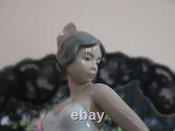 Vintage NAO Lladro Daisa Porcelain Blue Dress Young Flamenco Dancer Figurine