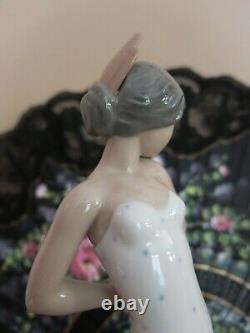 Vintage NAO Lladro Daisa Porcelain Blue Dress Young Flamenco Dancer Figurine