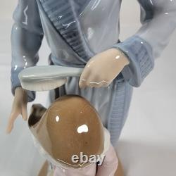 Vintage NAO Lladro Mother Daughter Hair Porcelain Figurine 1995 Spain 11.5 Rare