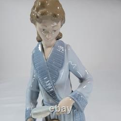 Vintage NAO Lladro Mother Daughter Hair Porcelain Figurine 1995 Spain 11.5 Rare