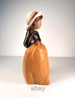 Vintage NAO by Lladro Girl Figurine Spain 1987 Porcelain Statue Hand Painted