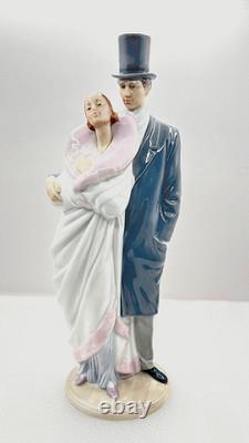 Vintage NAO by Lladro High Society Couple Porcelain Figurine 14 Excellent