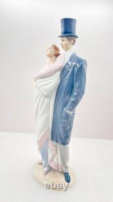 Vintage NAO by Lladro High Society Couple Porcelain Figurine 14 Excellent