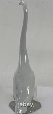 Vintage Nao By Lladro Four Long Neck Geese Porcelain Figurine Set