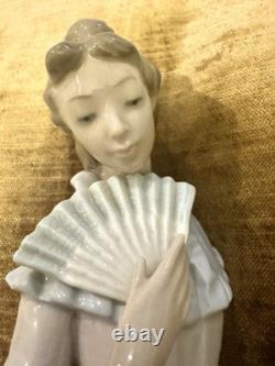 Vintage Nao By Lladro Lady Figurine 12 Hand Made Spain Daisa 1980 Porcelain
