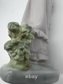 Vintage Nao By Lladro Lady Figurine 12 Hand Made Spain Daisa 1980 Porcelain