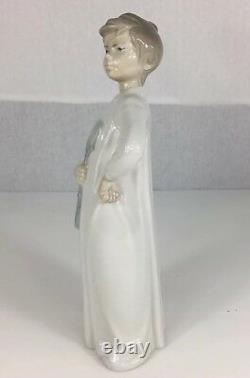 Vintage Nao Figure Boy In Night Gown With Spatula 29.5cm In Height