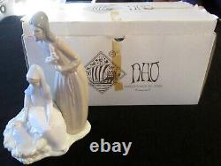 Vintage Nao Lladro Natividad Glazed Porcelain Holy Family Figure New In Box #252