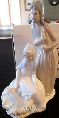 Vintage Nao Lladro Natividad Glazed Porcelain Holy Family Figure New In Box #252