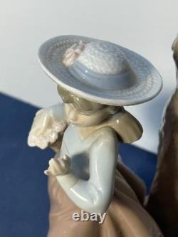 Vintage Nao Lladró Porcelain Table Lamp Lladro