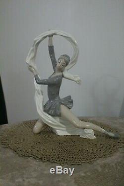 Vintage Nao by Lladro Dancer With Veil Porcelain Figure