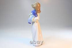 Vintage Sculpture Nao by LLadro We're Sleepy Figurine Resin Rare Handmade Spain