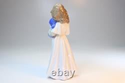 Vintage Sculpture Nao by LLadro We're Sleepy Figurine Resin Rare Handmade Spain