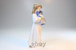 Vintage Sculpture Nao by LLadro We're Sleepy Figurine Resin Rare Handmade Spain