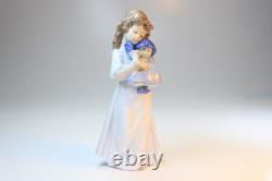 Vintage Sculpture Nao by LLadro We're Sleepy Figurine Resin Rare Handmade Spain
