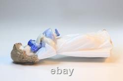 Vintage Sculpture Nao by LLadro We're Sleepy Figurine Resin Rare Handmade Spain