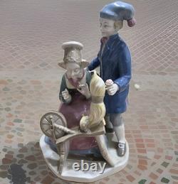 Vintage VENDELBO 1846 Porcelain Figurine-Danish Art Pottery-Lladro/NAO Style