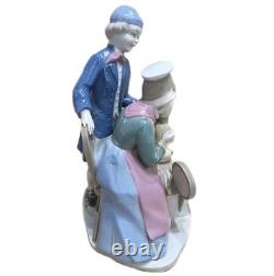 Vintage VENDELBO 1846 Porcelain Figurine-Danish Art Pottery-Lladro/NAO Style